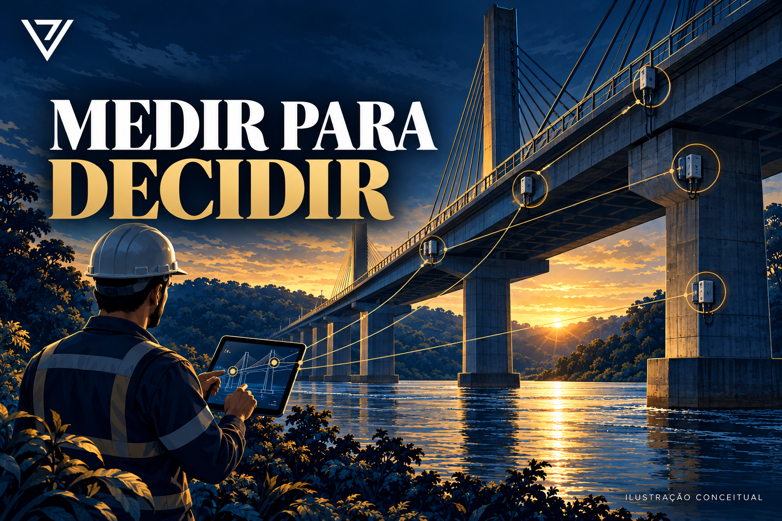 Ilustração conceitual original; não representa fotografia de obra específica nem desenho técnico executivo.