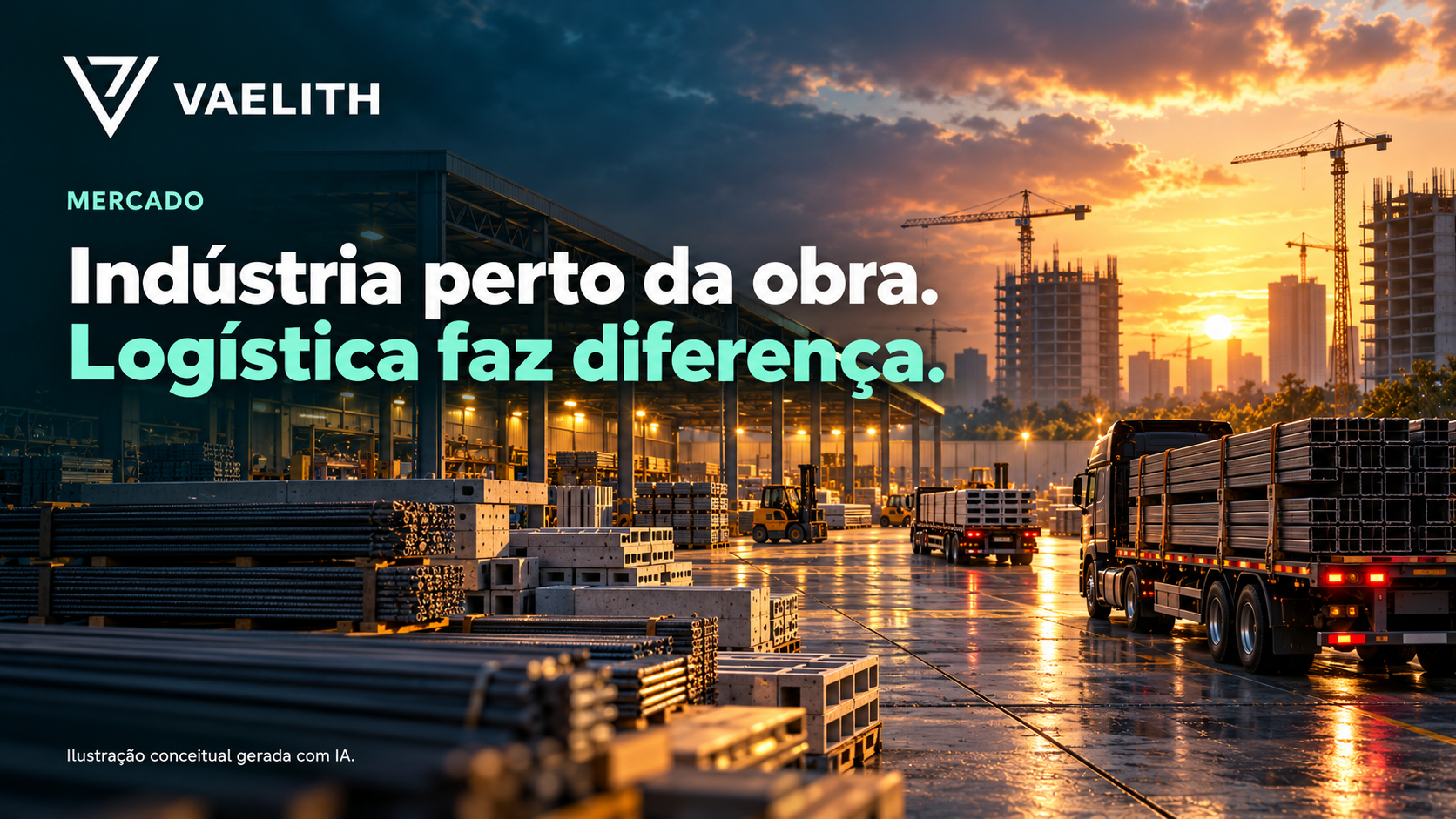 Ilustração conceitual original; não representa fotografia de obra específica nem desenho técnico executivo.