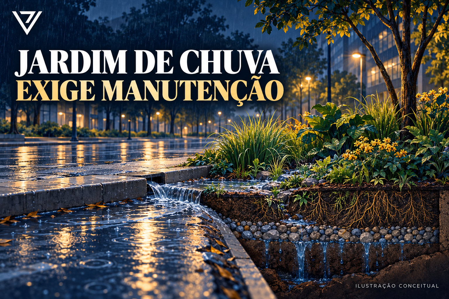 Ilustração conceitual original; não representa fotografia de obra específica nem desenho técnico executivo.