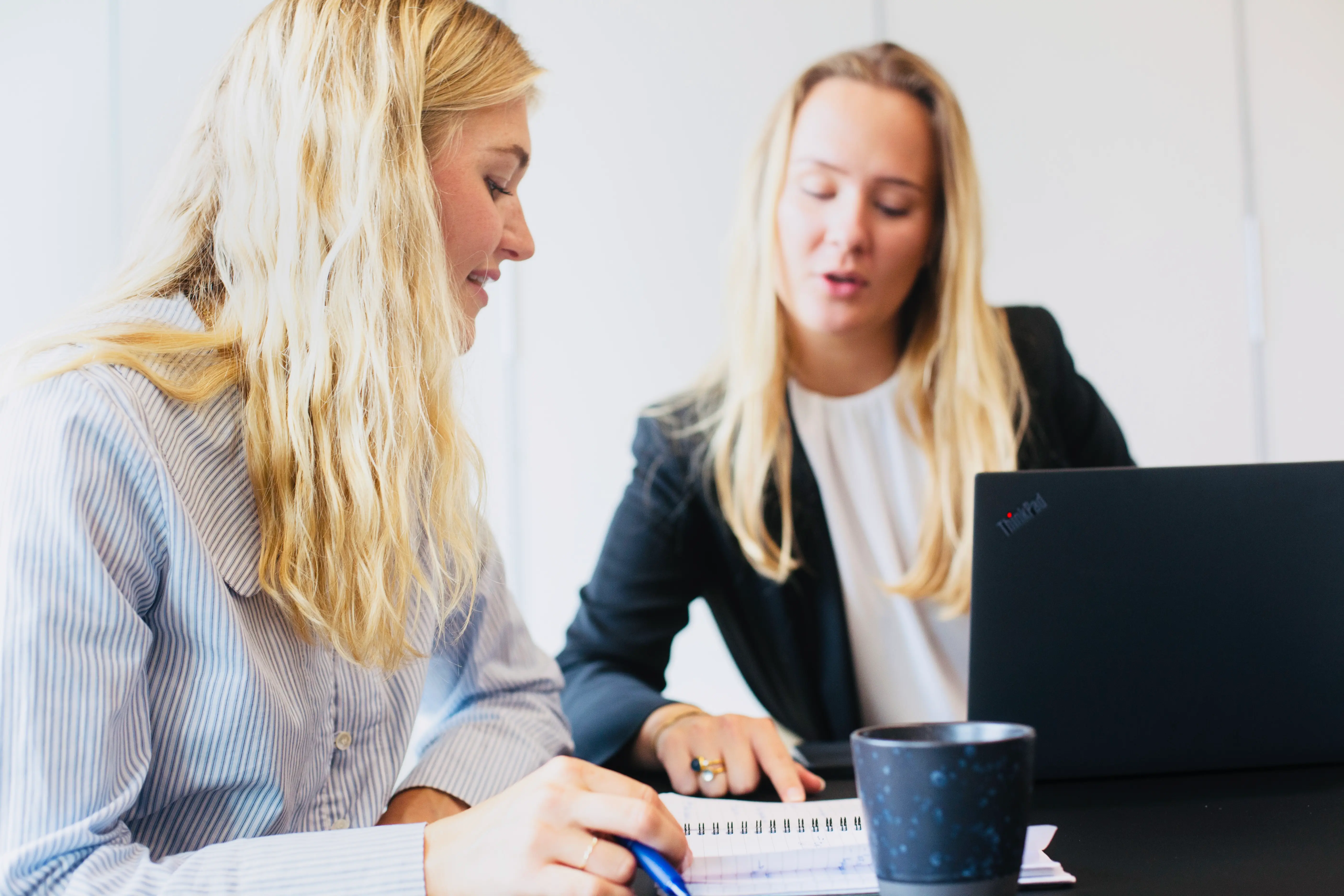 Coworkers in a meeting