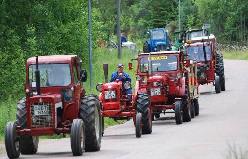 Traktorer på väg