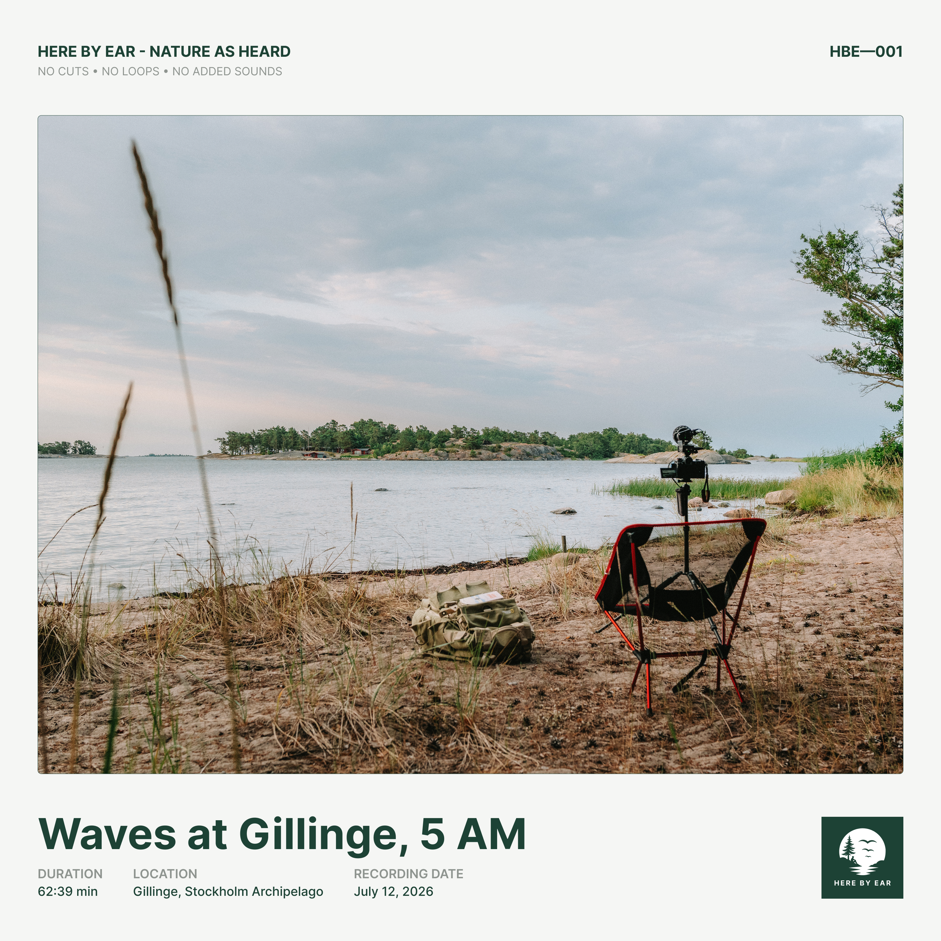 Waves at Gillinge, 5 AM - HBE-001 Album Cover