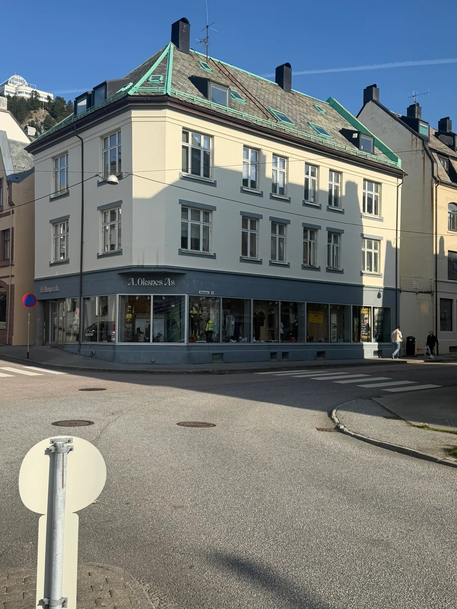 Røysegata 1 – fasade mot gaten