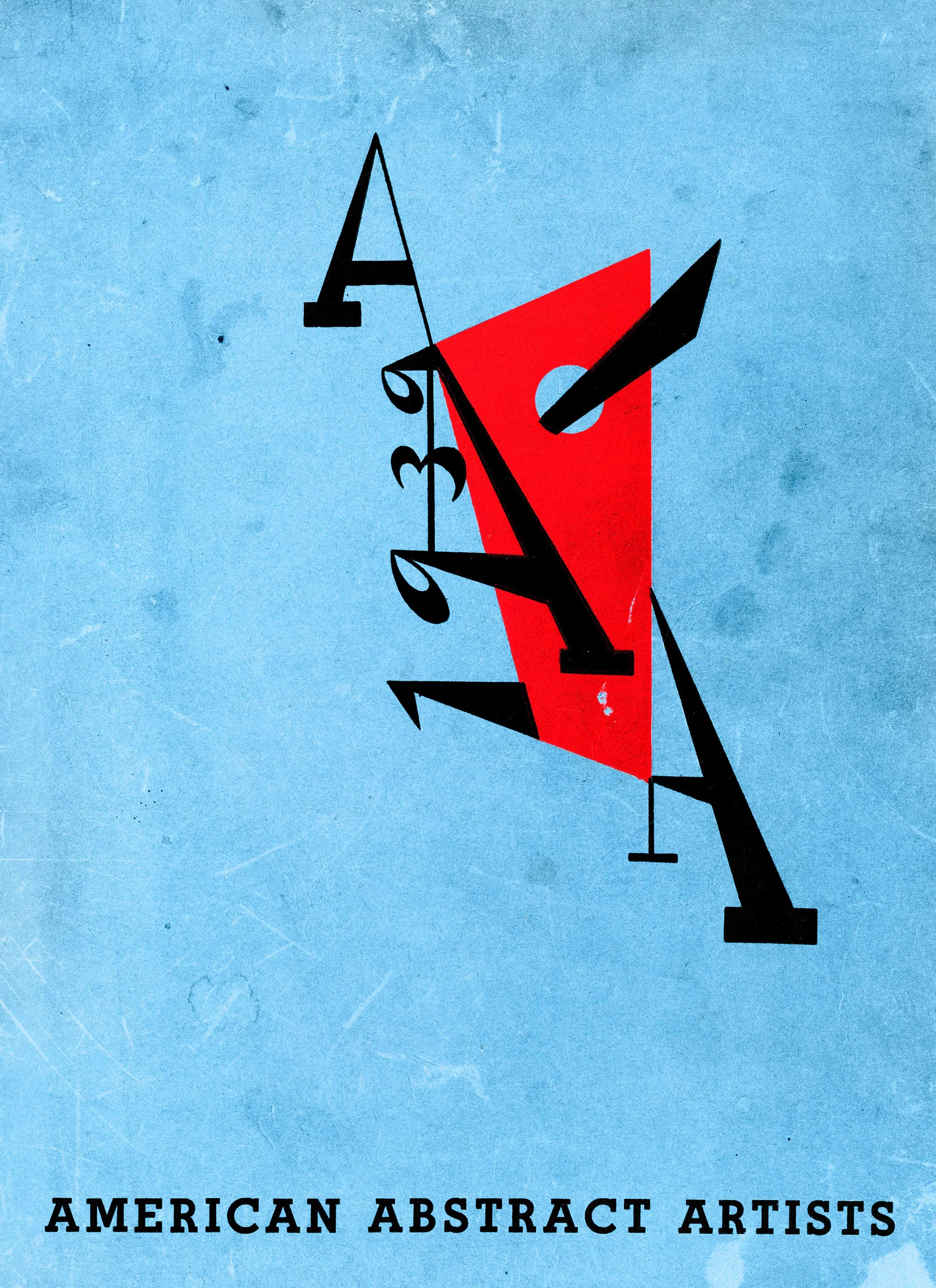 American Abstract Artists catalog which provides a list of the exhibitions organized by the group since their establishment.
