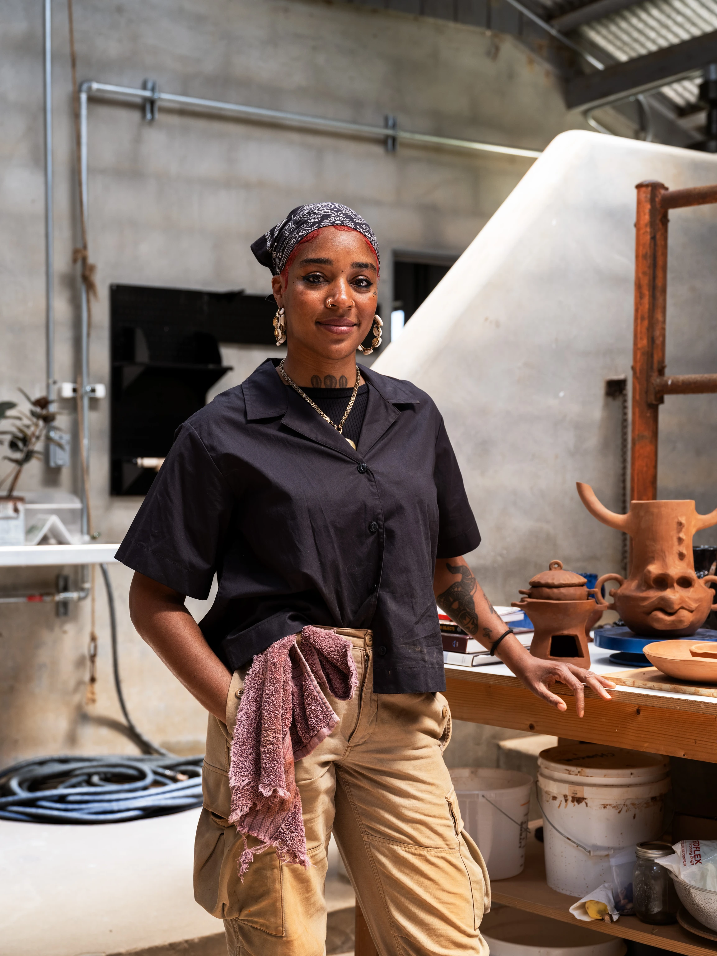 Ceramicist Kristen Stain.