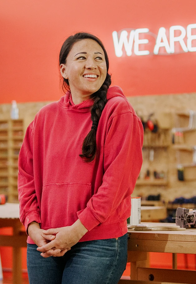 Emily Pilloton-Lam, founder and executive director of Girls Garage, a design/build workshop in Berkeley California.
