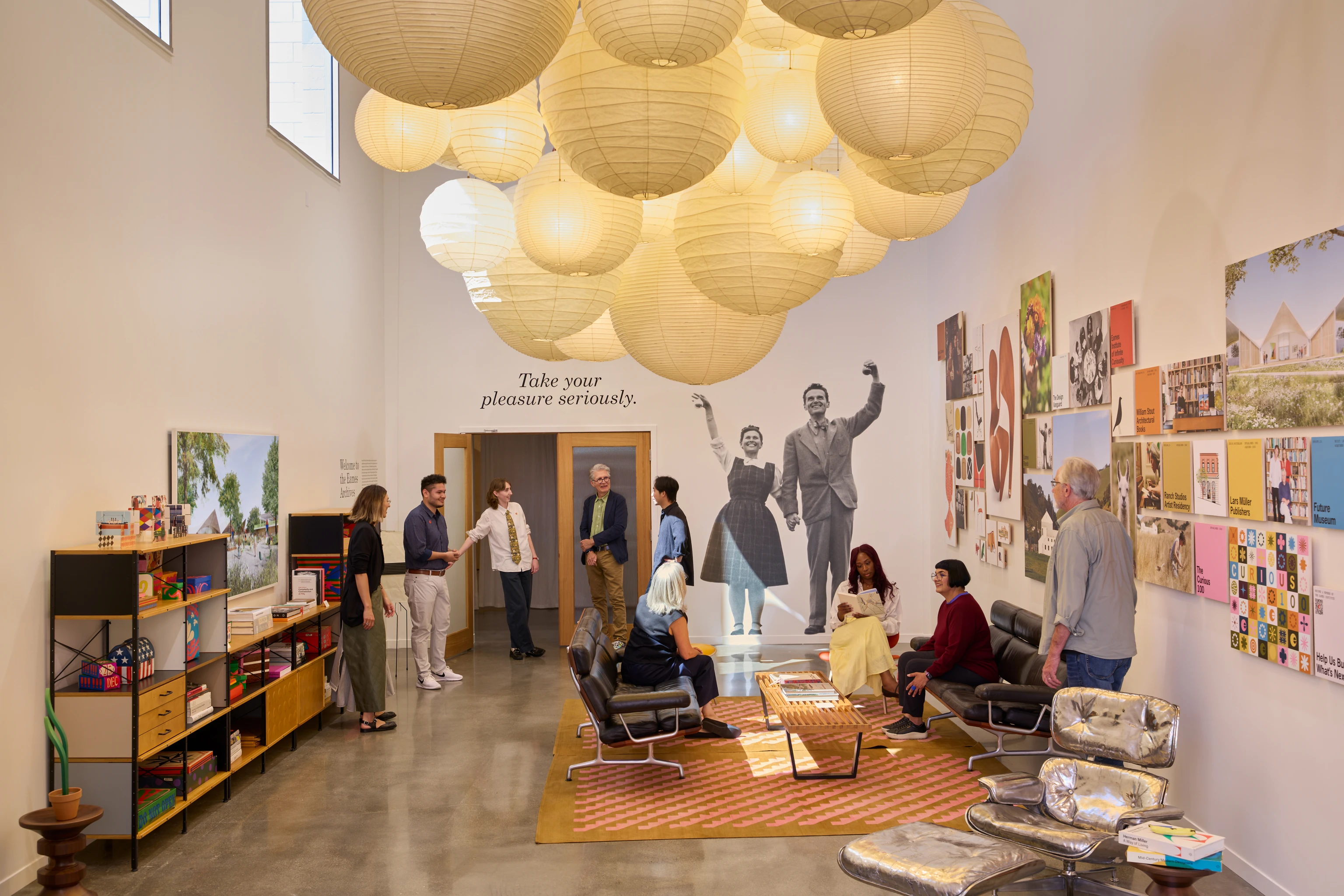 Eames Institute Offsite Center interior with greenery