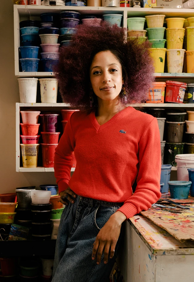 Leslie Diuguid, founder of Du-Good Press in Brooklyn, maker of fine-art prints.