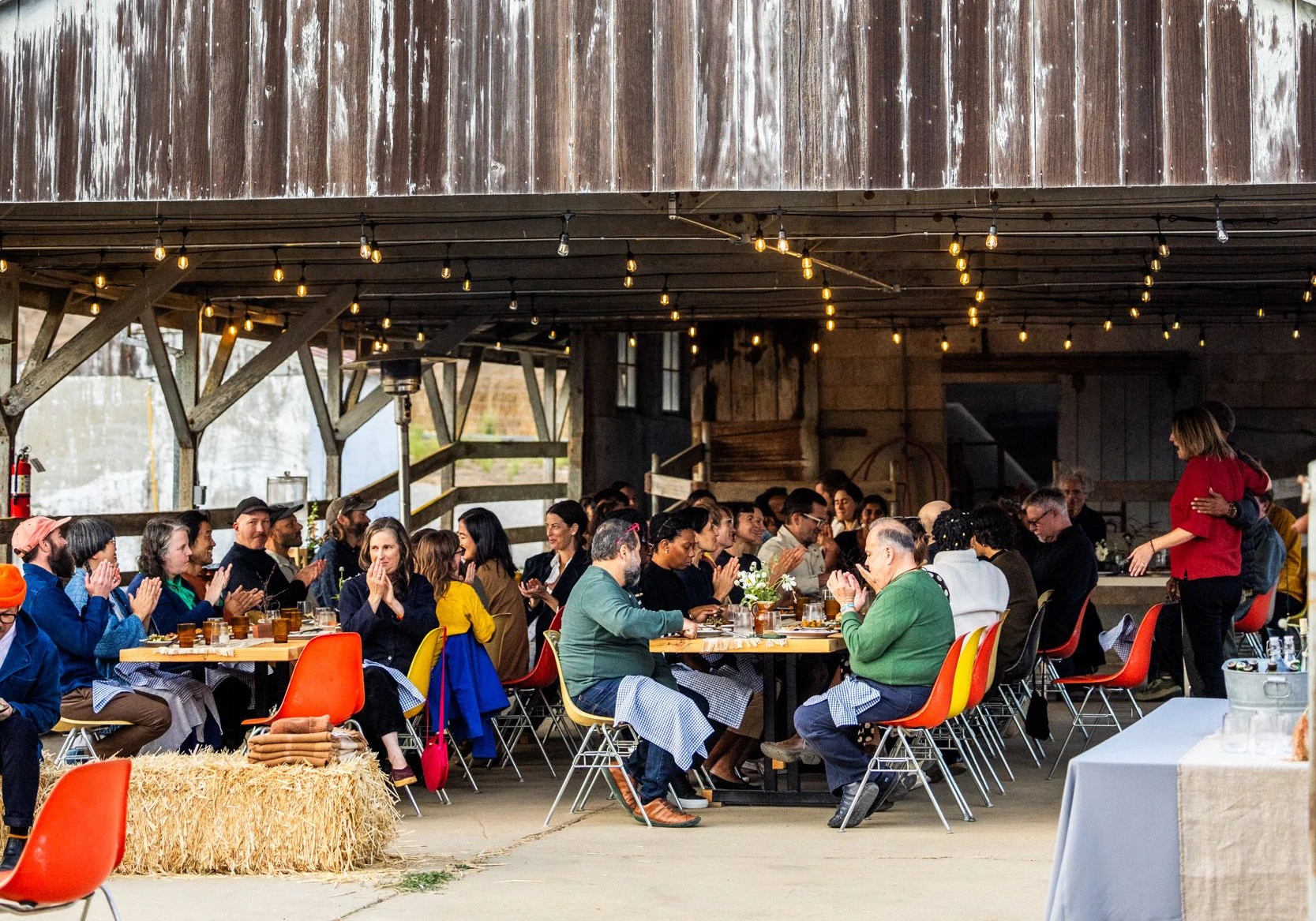 A group event at the Ranch at the Eames Institute