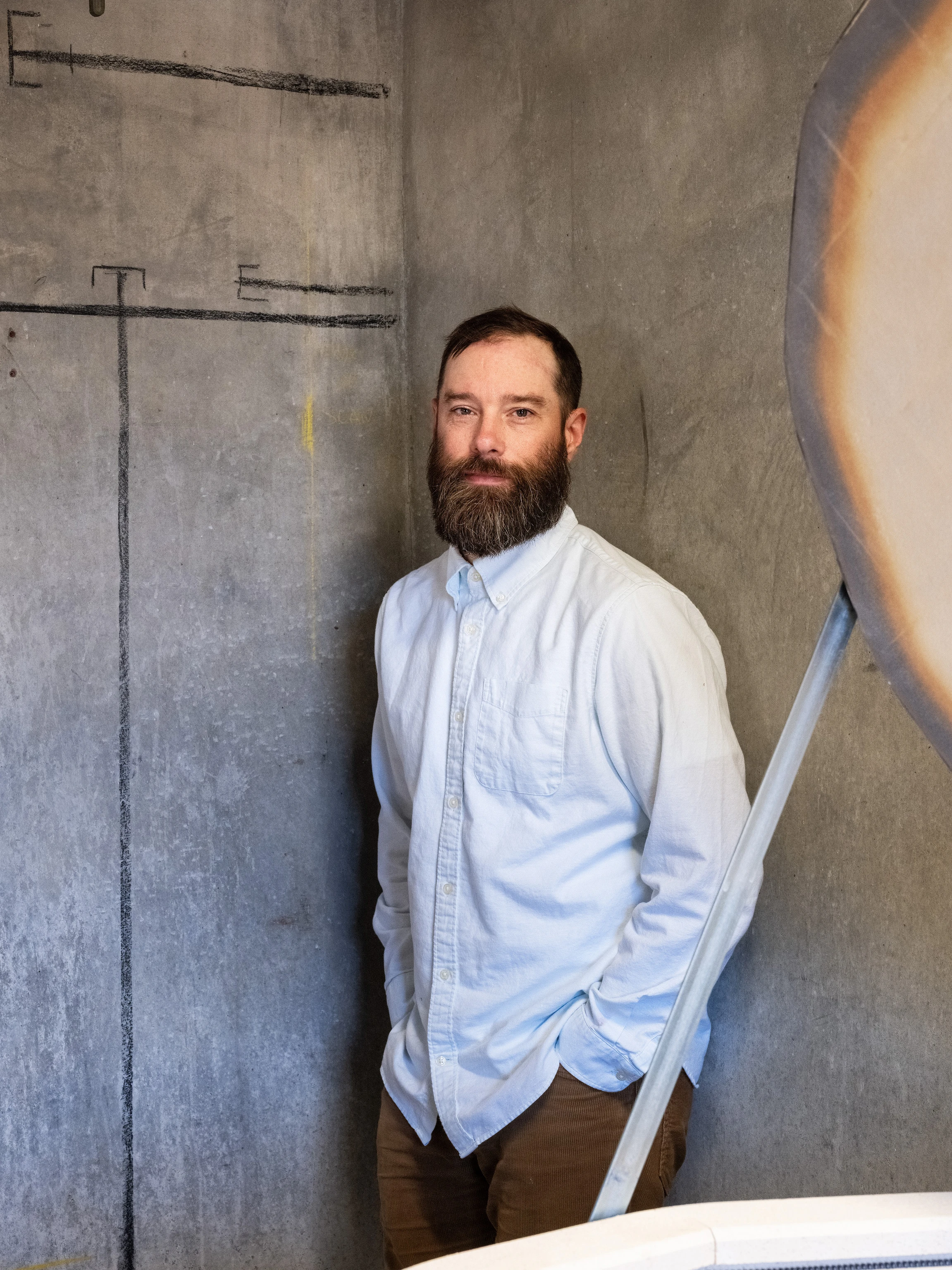 Portrait of ceramicist Jay Dion.