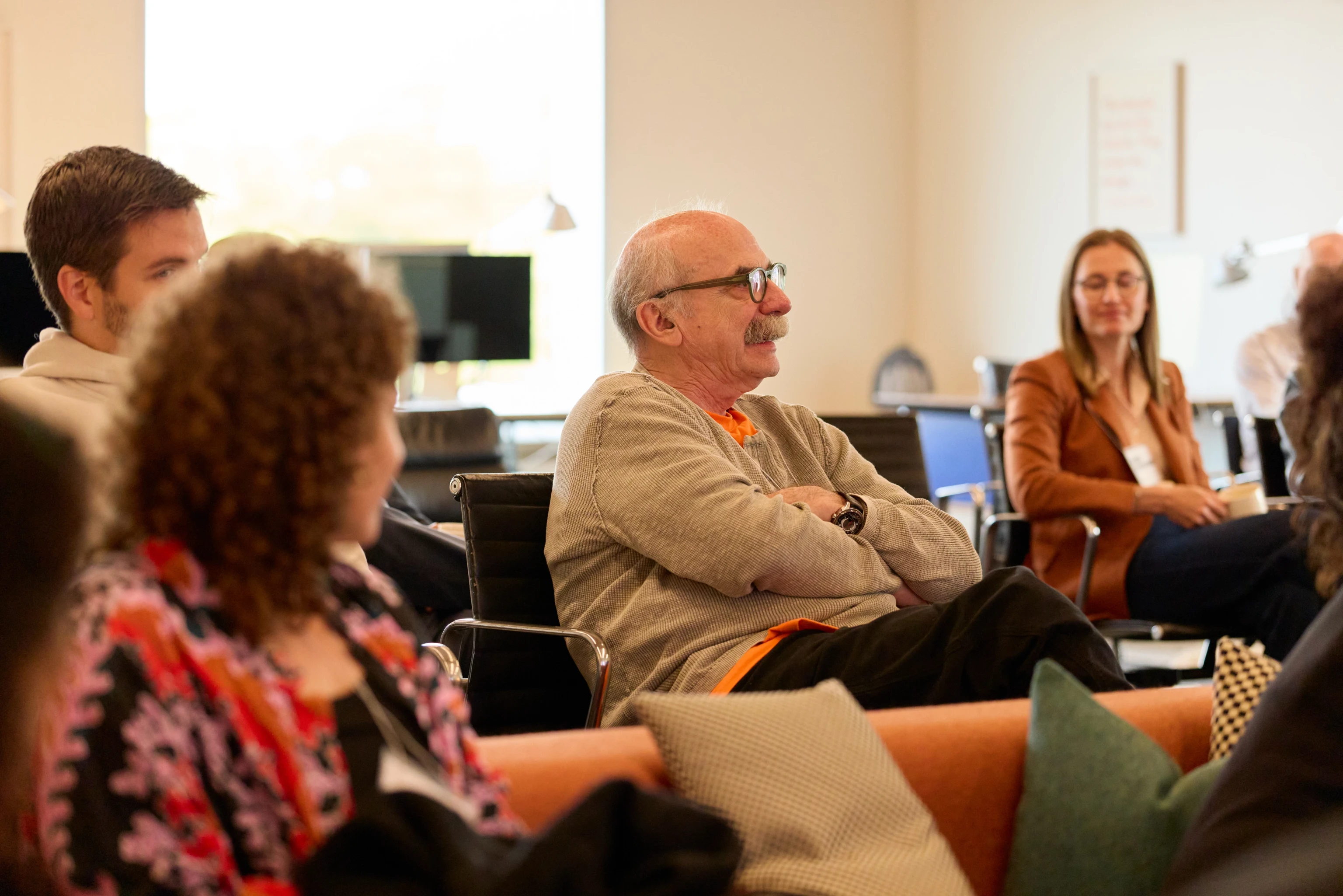 Members of The Design Vanguard in discussion at an event