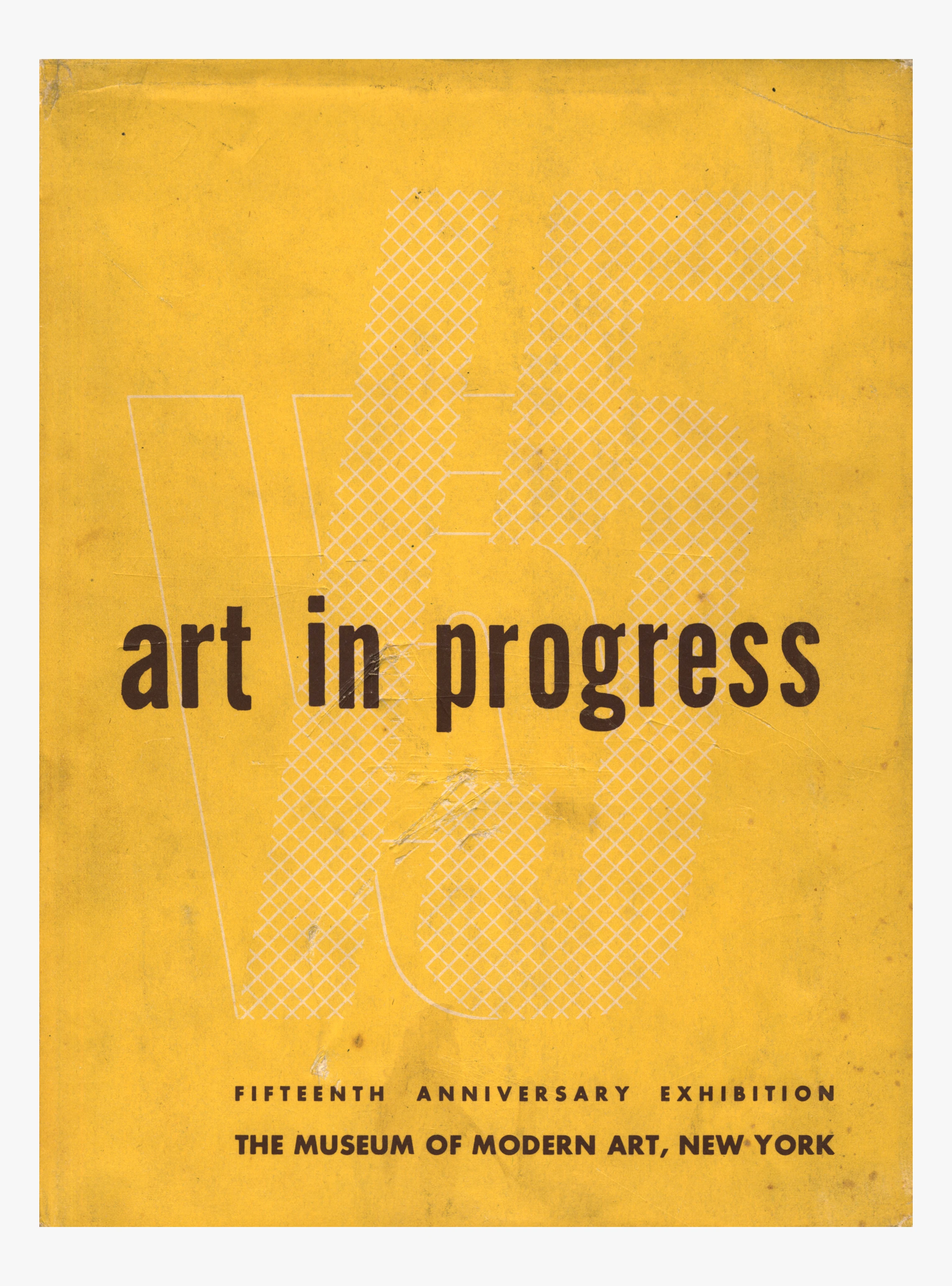 Catalog cover from MoMA’s 15th anniversary exhibition Art in Progress: Design for Use in 1944.