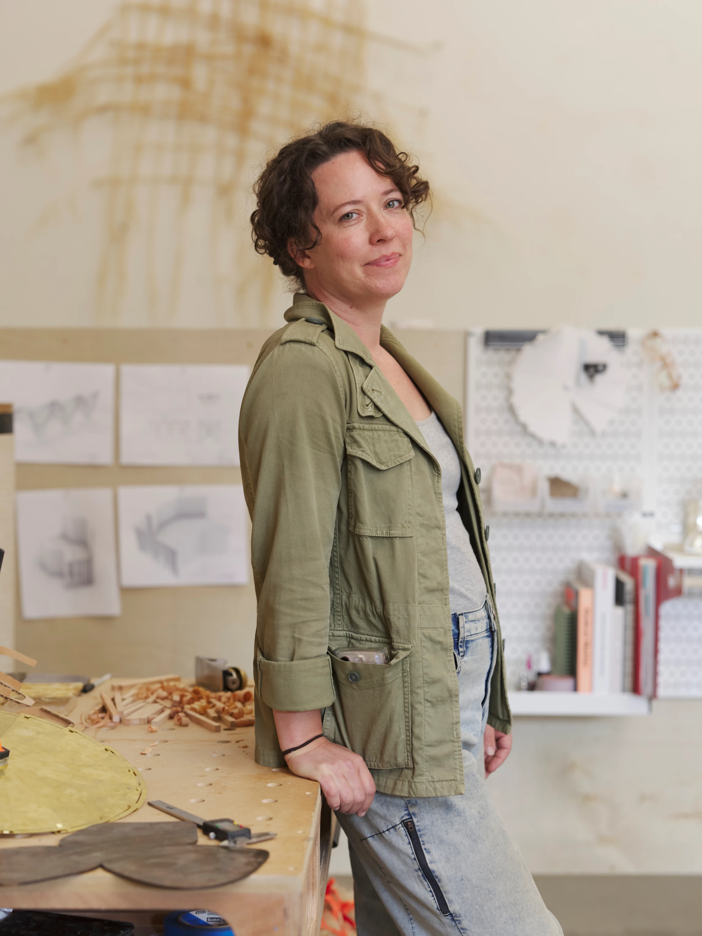 Woodworker and interdisciplinary artist Yvonne Mouser.