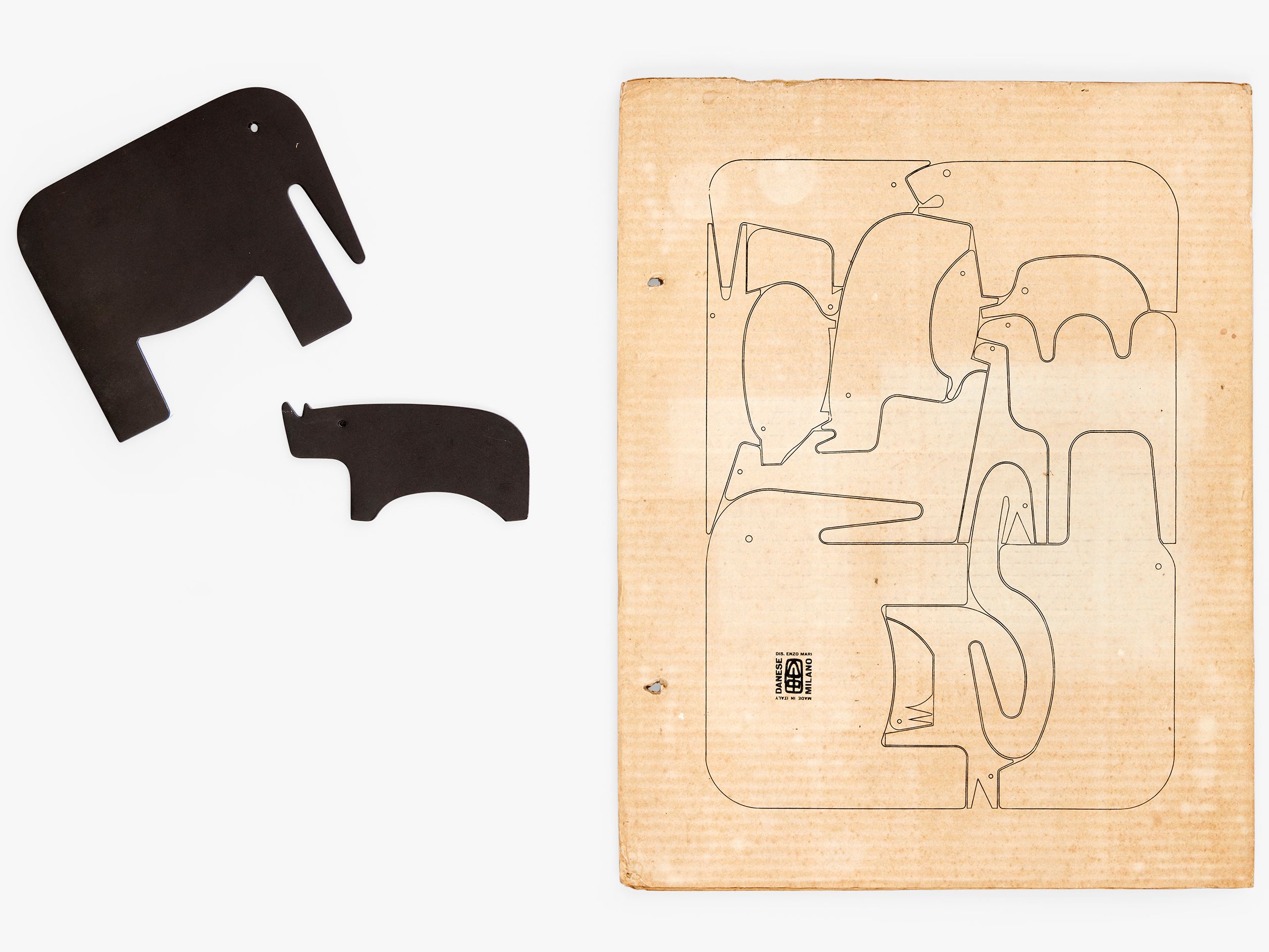 エンゾマリEnzo Mari 16ANIMALI DANEZE ダネーゼ Danese Milano 16 Animali Puzzle by Enzo Mari Stardust Modern