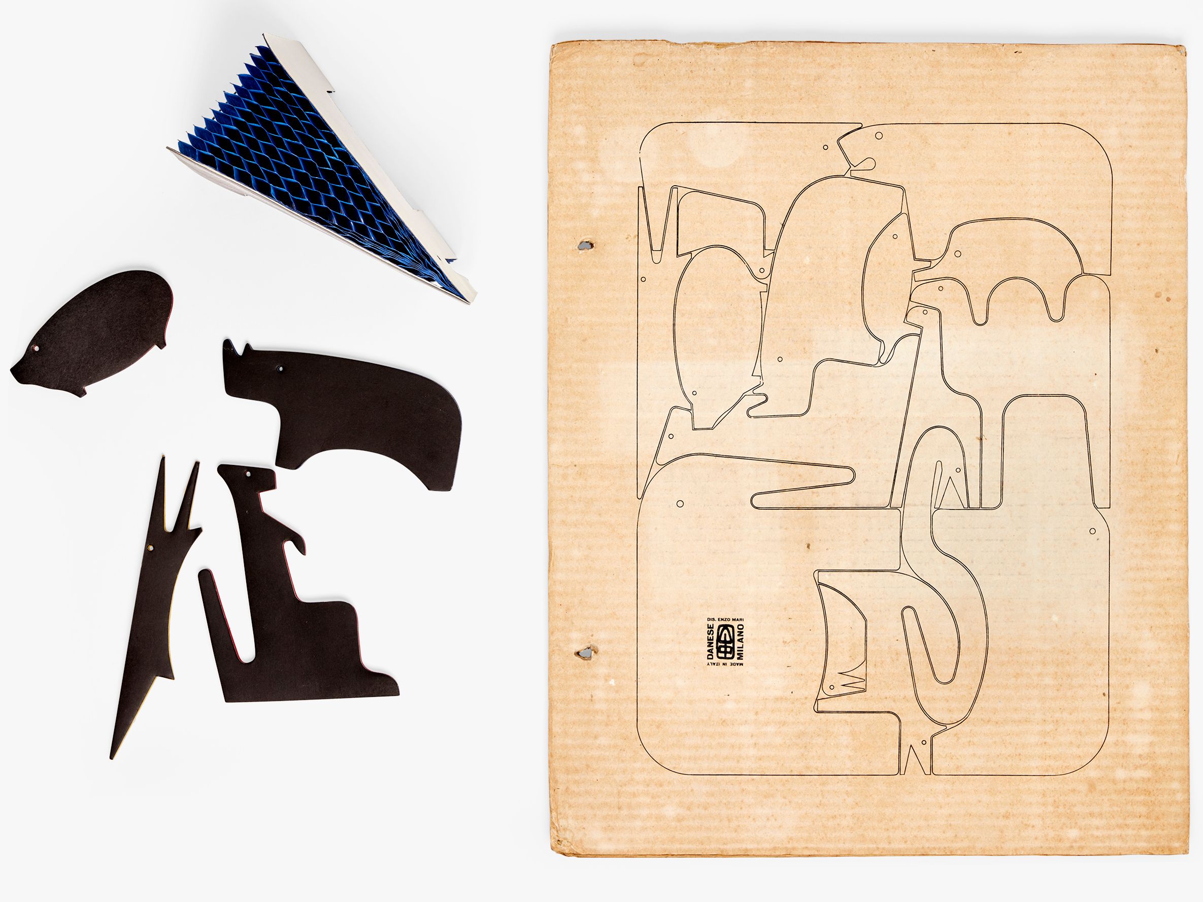 16 Animali” Enzo Mari Puzzle | Eames Institute