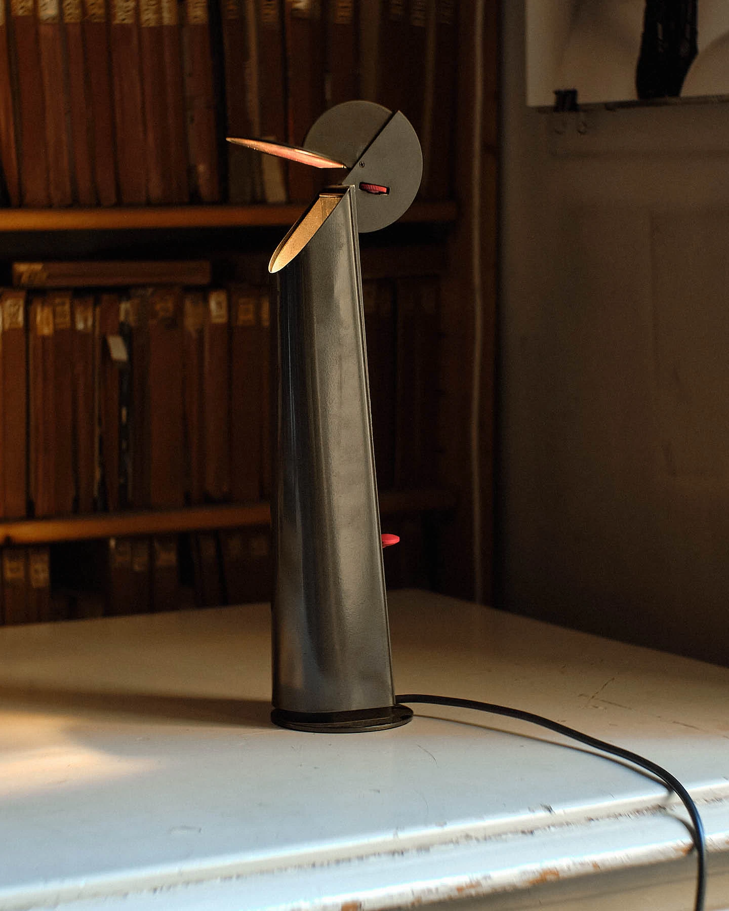 Gibigiana desk lamp at the Achille Castiglioni Foundation studio in Milan.
