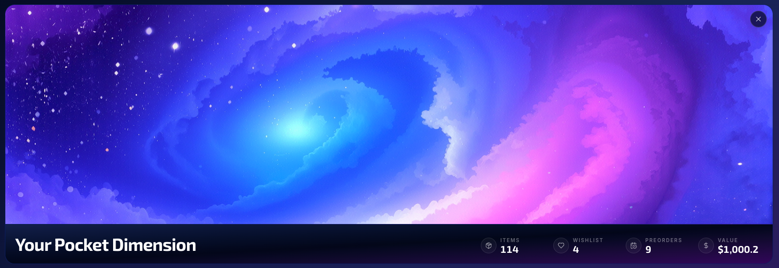 Pocket Dimension Customizable Hero Banner