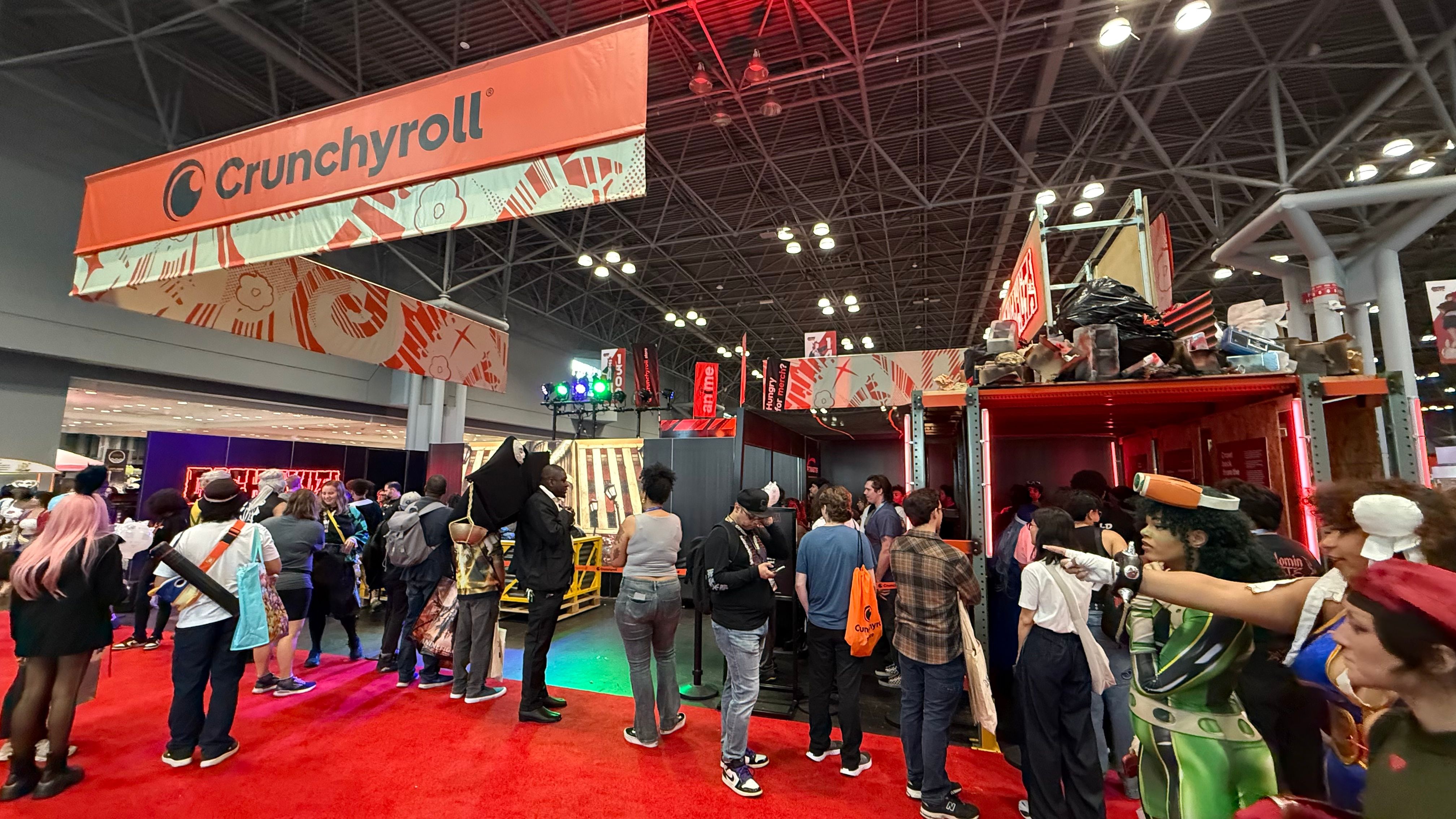 crunchyroll anyc booth