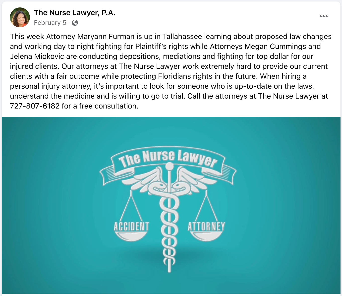 Image Maryann Furman - Advocating & Advancing in Tallahassee and Beyond