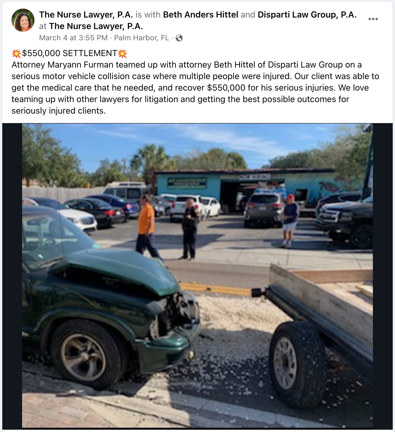 Image $550,000 Settlement