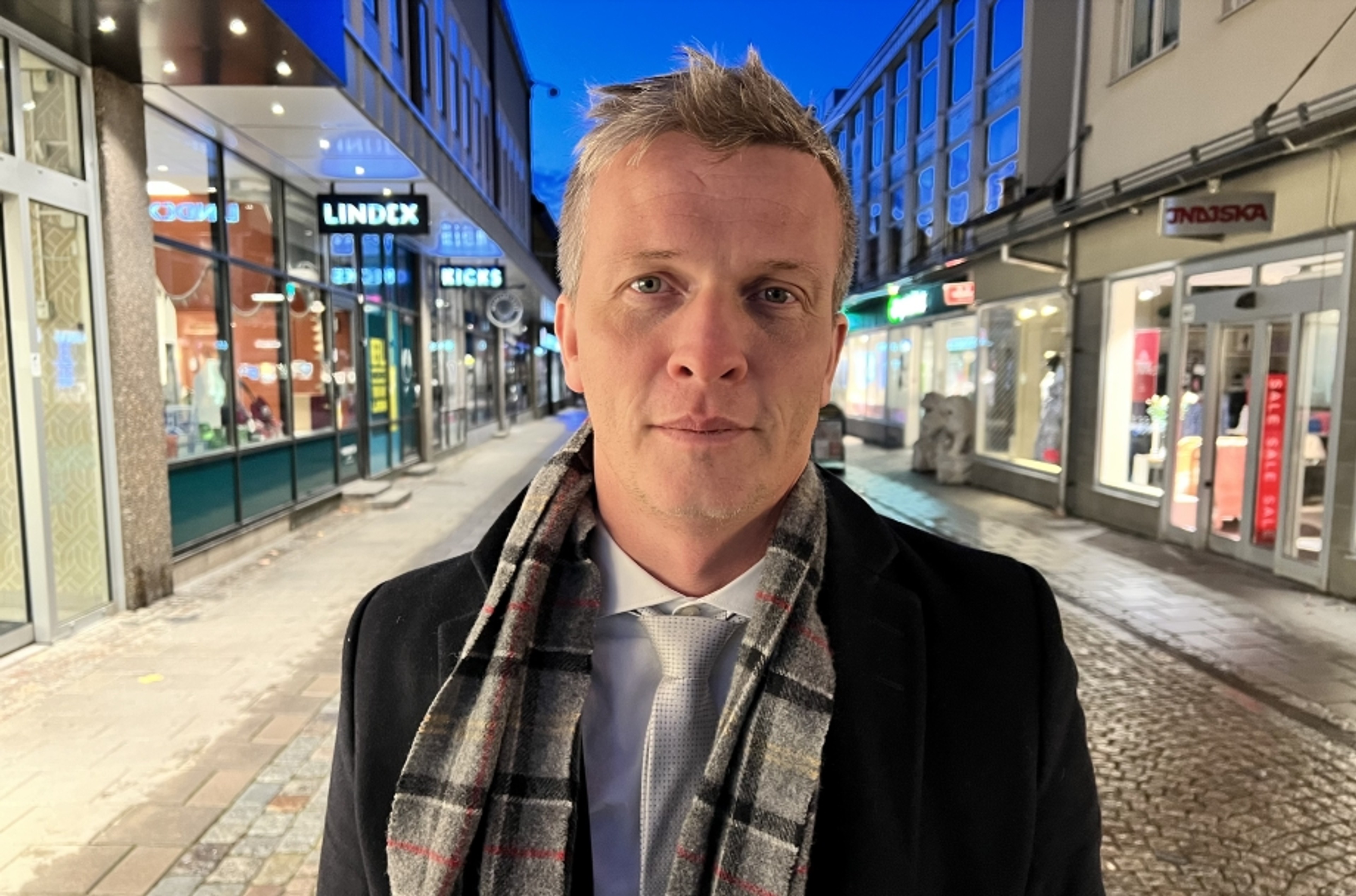 Han intervjuas av högskolestudenter i Arbetslivspodden