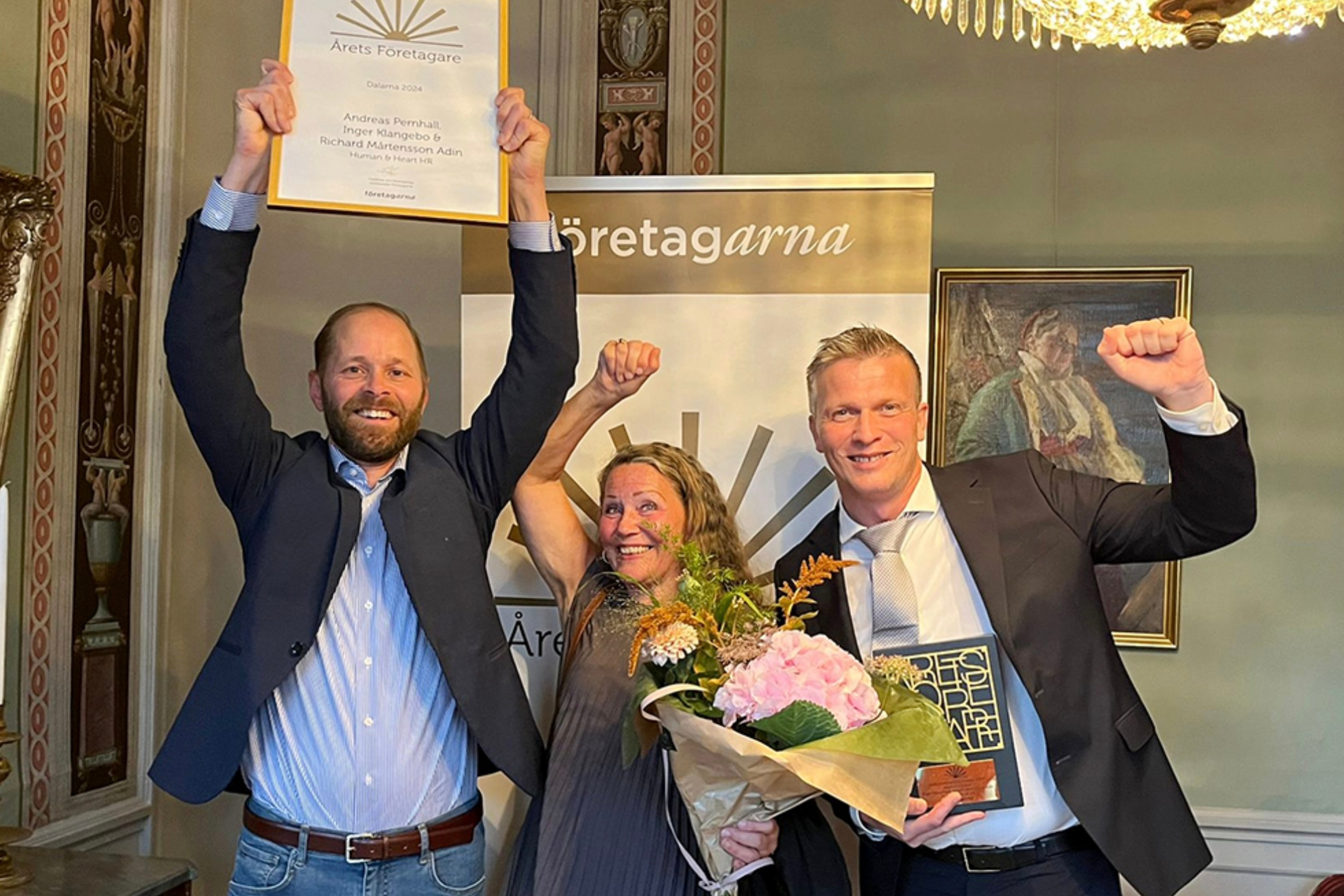 EXTRA: Trion bakom Human&Heart har utsetts till Årets Företagare i Dalarna!