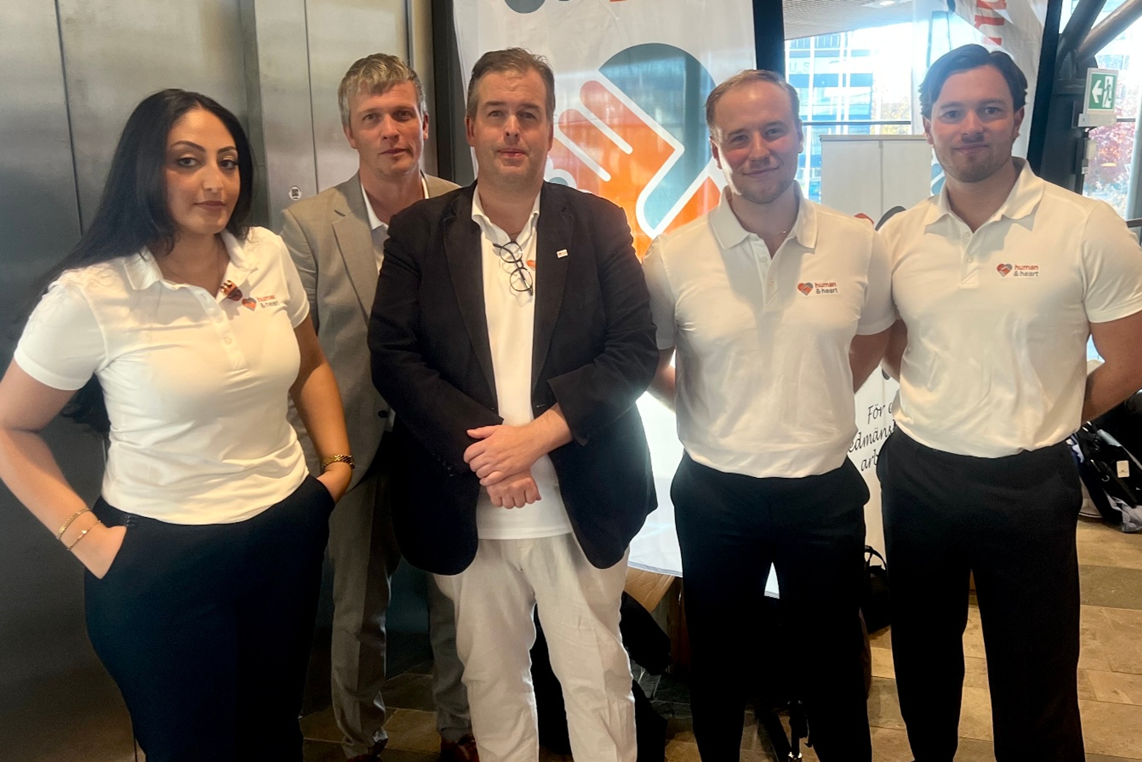 Så stort var intresset för Human&Heart bland blivande jurister på mässan