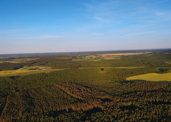 Lot balonem nad Mazurami
