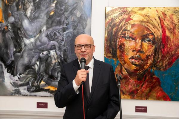 Grupa Visiorique Etrange w galerii Pałacu Vauxhall w Krzeszowicach