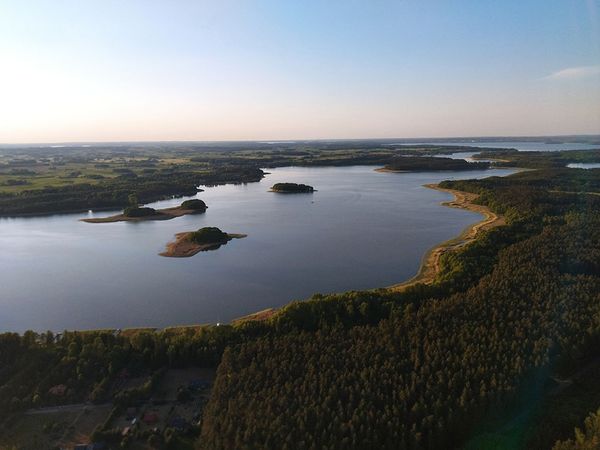 Lot balonem nad Mazurami
