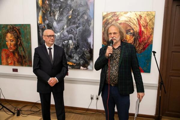 Grupa Visiorique Etrange w galerii Pałacu Vauxhall w Krzeszowicach