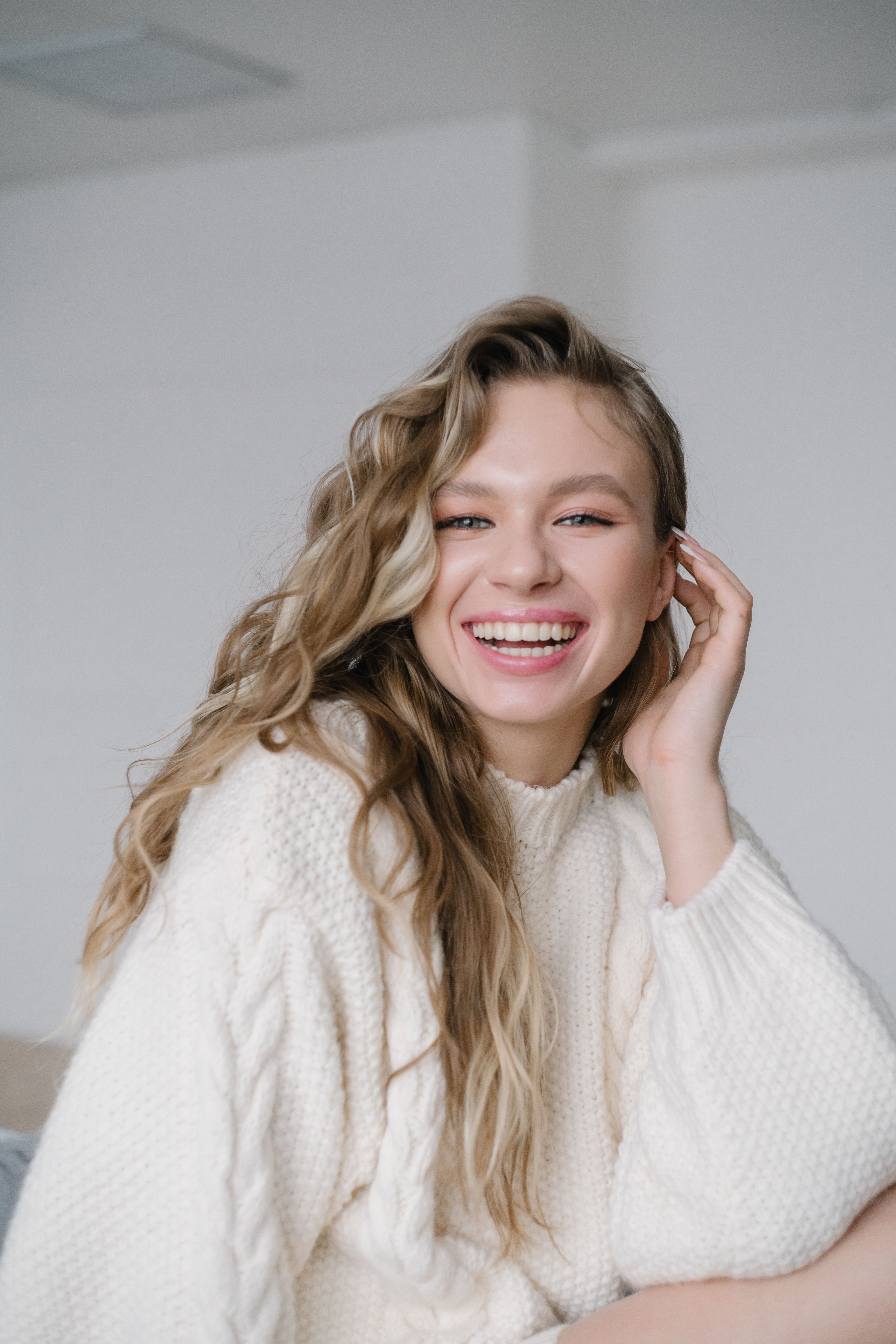 women smiling at camera