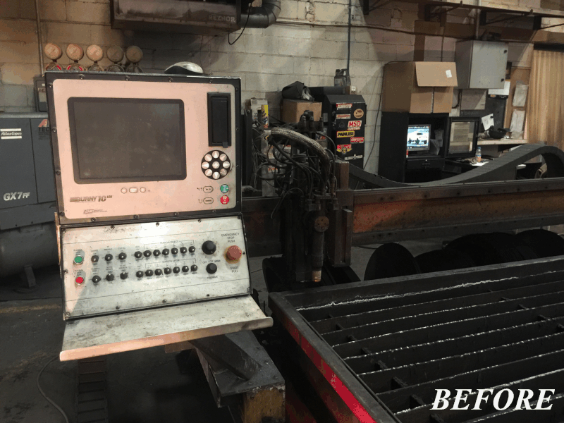 Burny control before Phantom retrofit