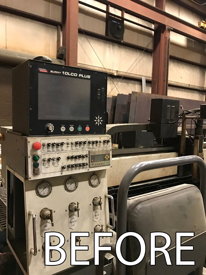 Original Burny 10 LCD Plus control before retrofit