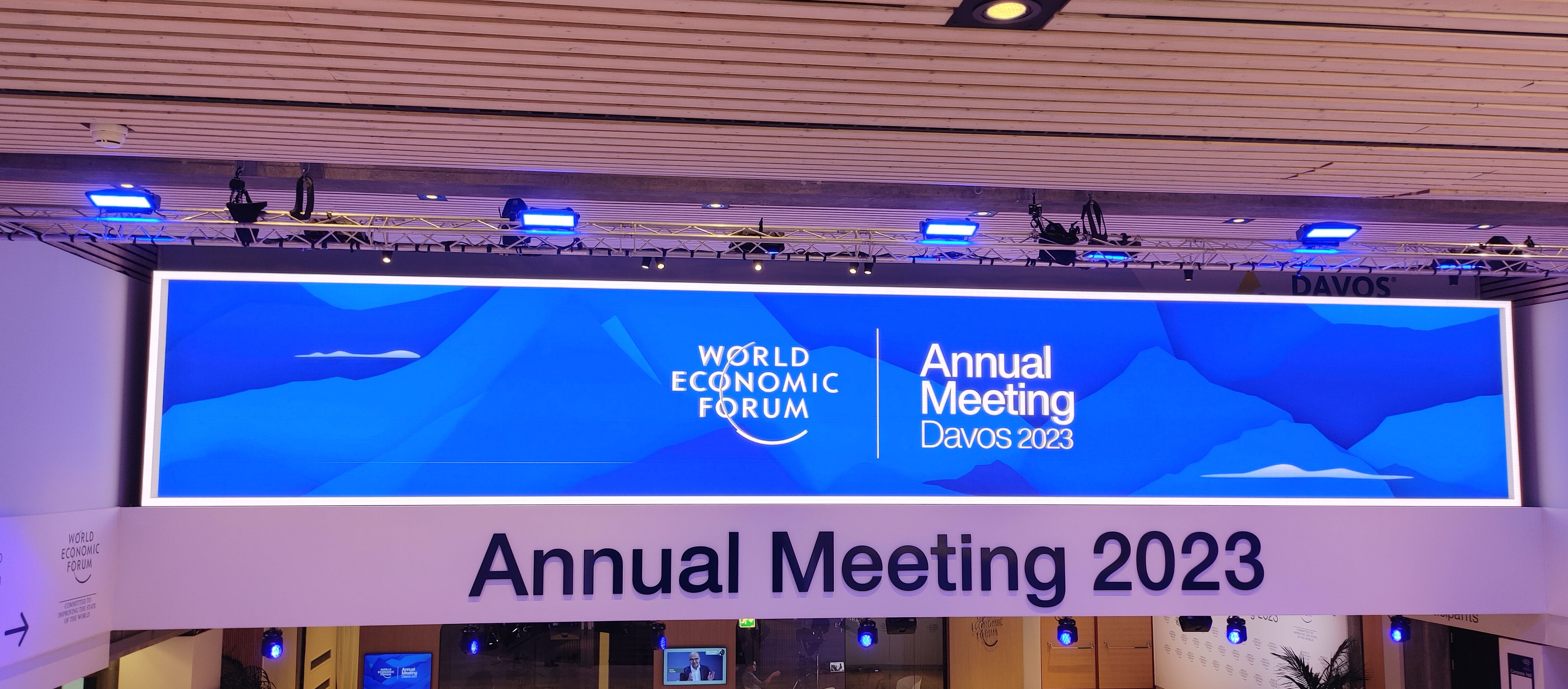 The World Economic Forum's 2023 annual conference kicked off Monday, Jan. 16 in Davos, Switzerland. (Nikhilesh De/CoinDesk)