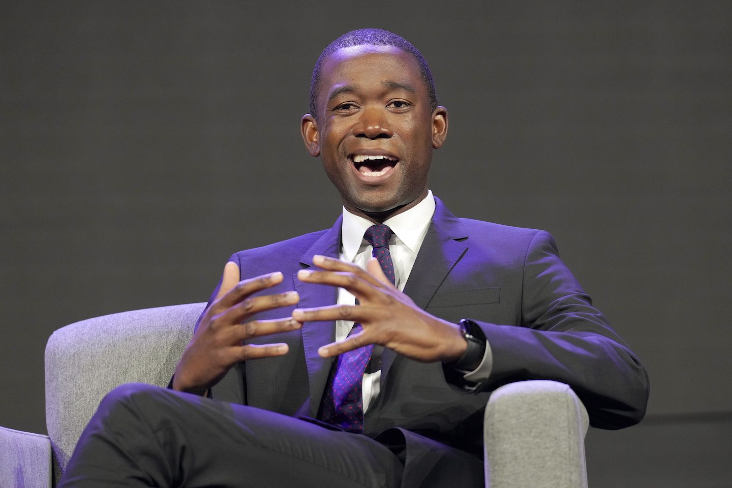Wally Adeyemo, deputy secretary of the U.S. Treasury, at Consensus 2022 (Suzanne Cordiero for CoinDesk)