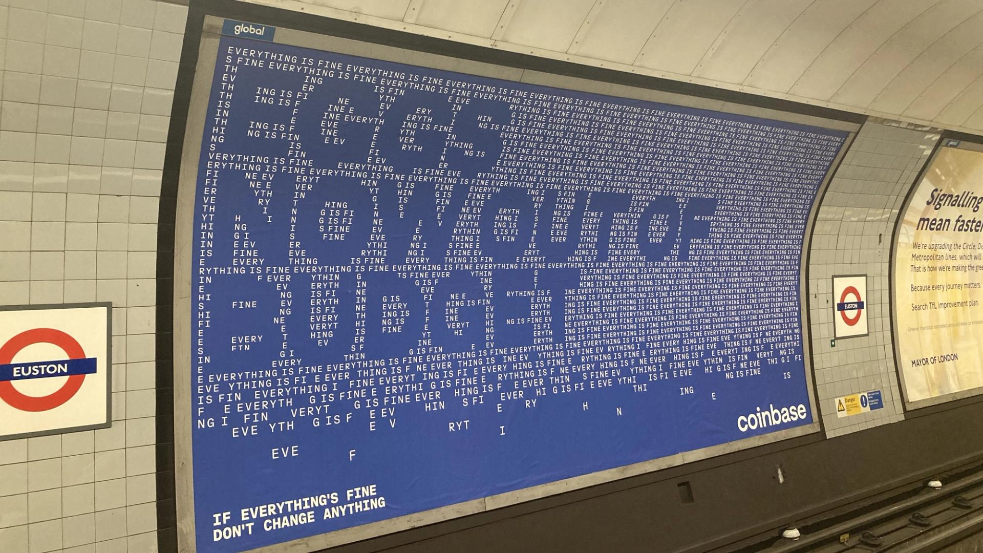 UK advertising watchdog bans Coinbase ads as 'irresponsible'