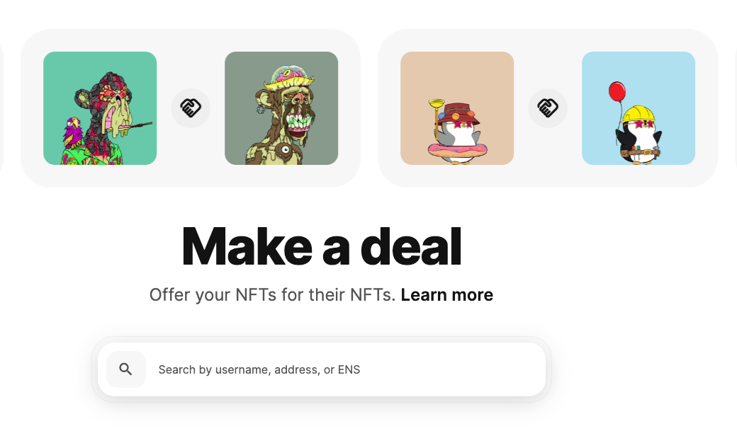 OpenSea Makes ‘Deals,’ Launches Peer-to-Peer NFT Swaps