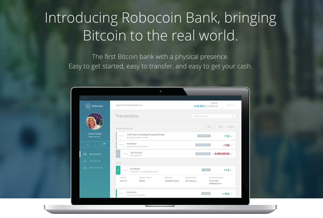 Robocoin to Rebrand Bitcoin ATMs as Online Bank Branches