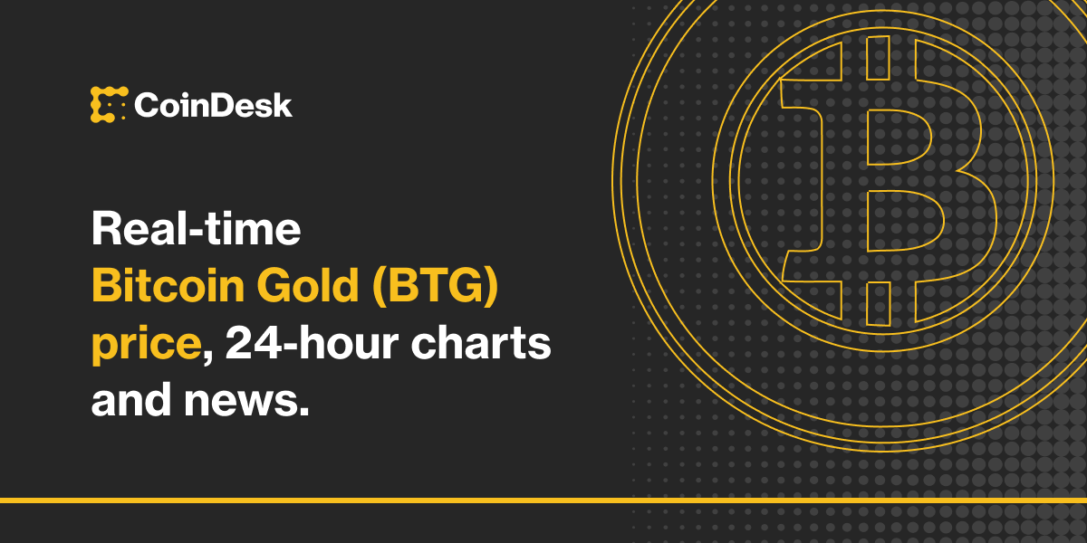 Bitcoin Gold Price - BTG Price Index and Live Chart - CoinDesk