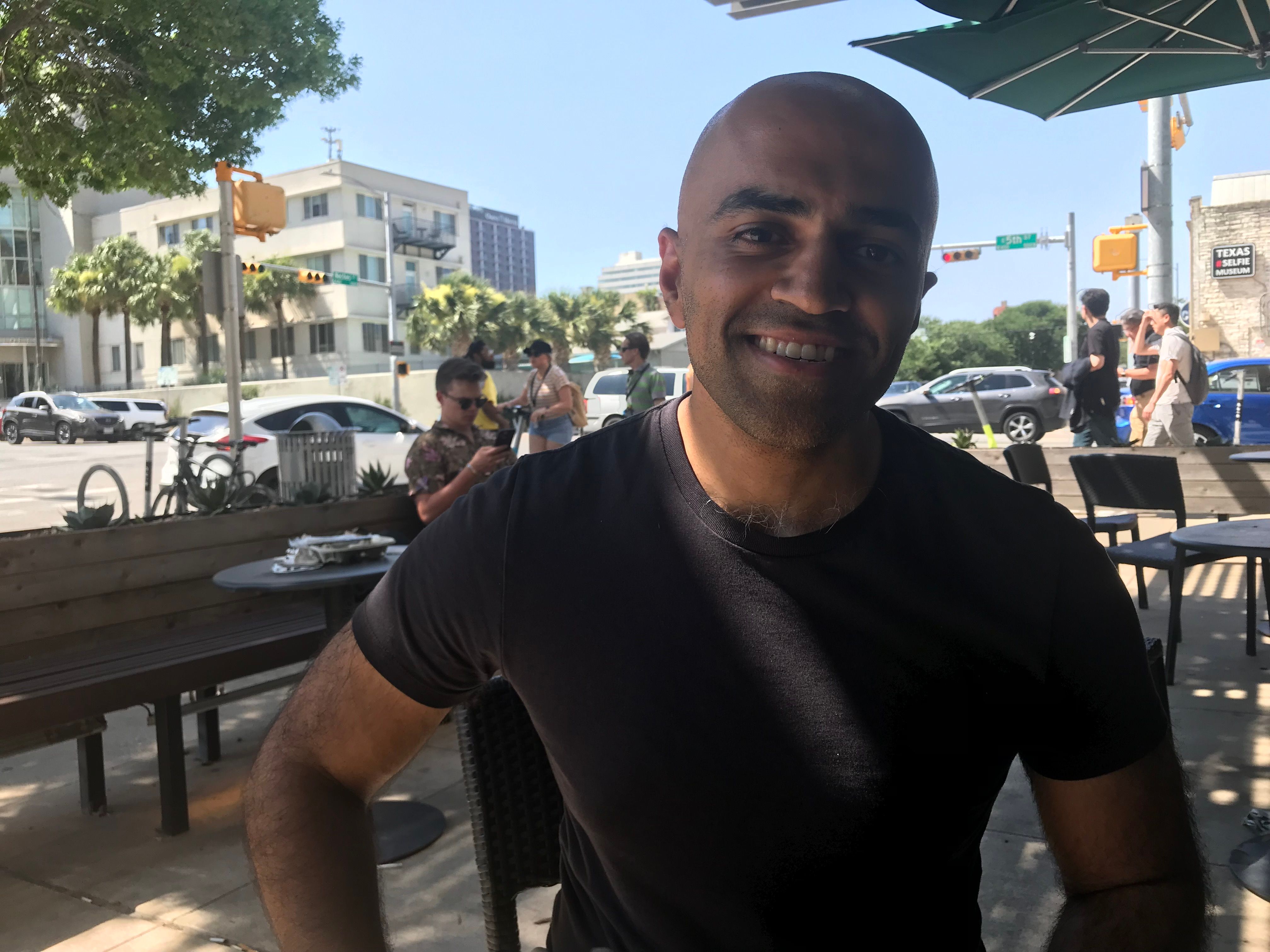 Dragonfly Capital's Haseeb Qureshi at Consensus 2022 (Daniel Kuhn/CoinDesk)