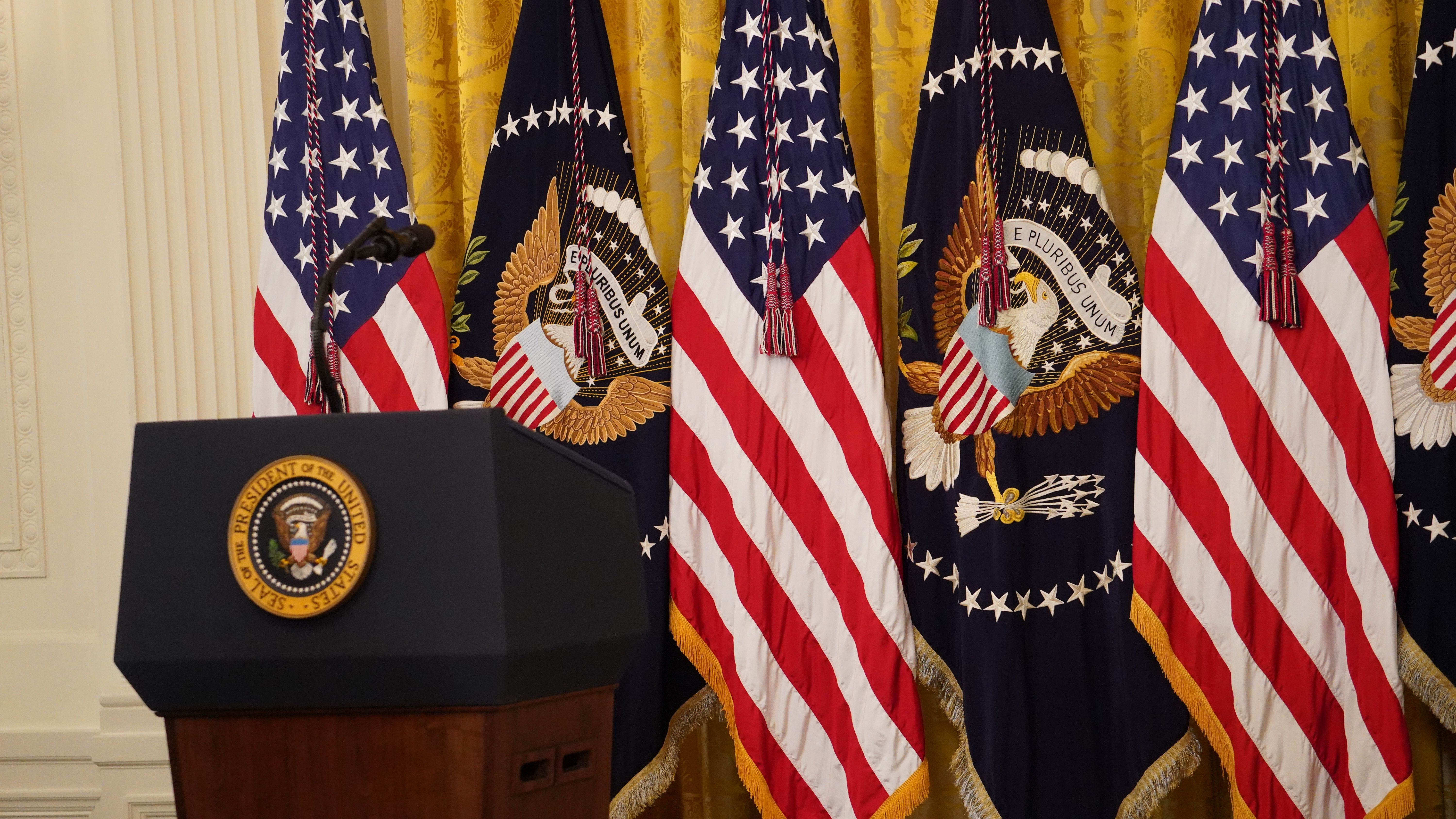 The White House's East Room (Nikhilesh De/CoinDesk) The White House's East Room (Nikhilesh De/CoinDesk)