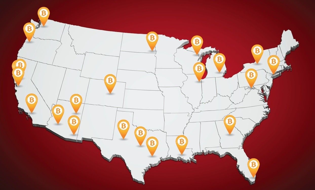 The Top 5 US States for Bitcoin ATMs