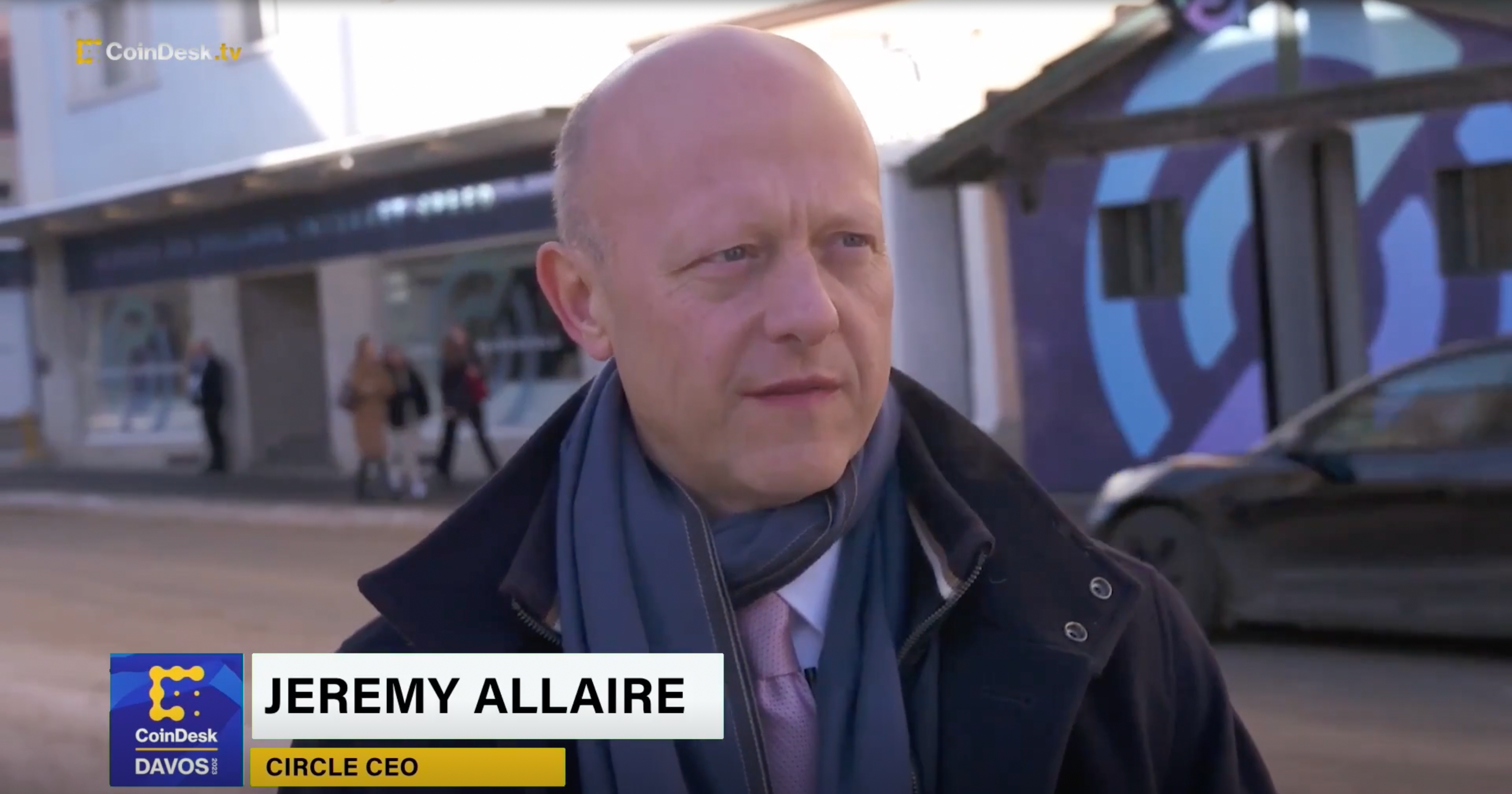 Jeremy Allaire at Davos. (CoinDesk TV)