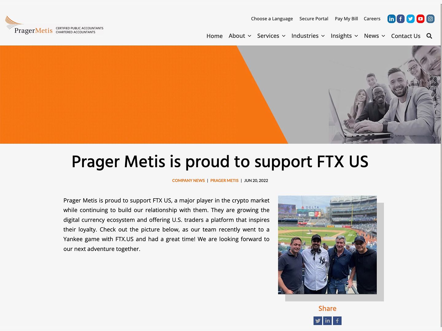 FTX’s Downfall Couldn’t Have Happened Without SBF’s Fraud – Or Prager Metis’ Audit Failure