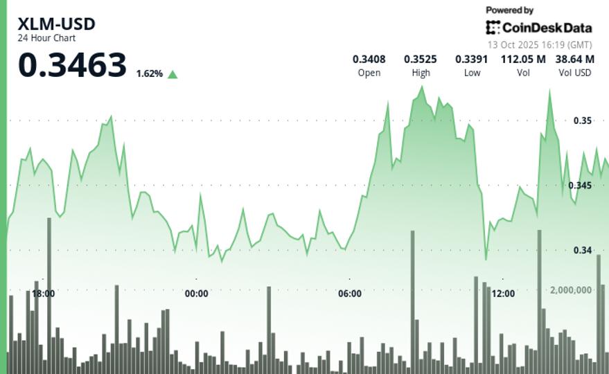 XLM Rises 6% to Recover From Weekend Plunge