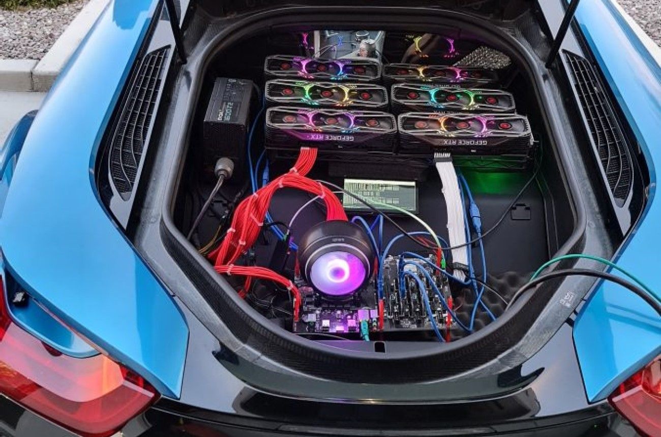 US Man Installs Crypto Mining Rig in Hybrid BMW Sportscar