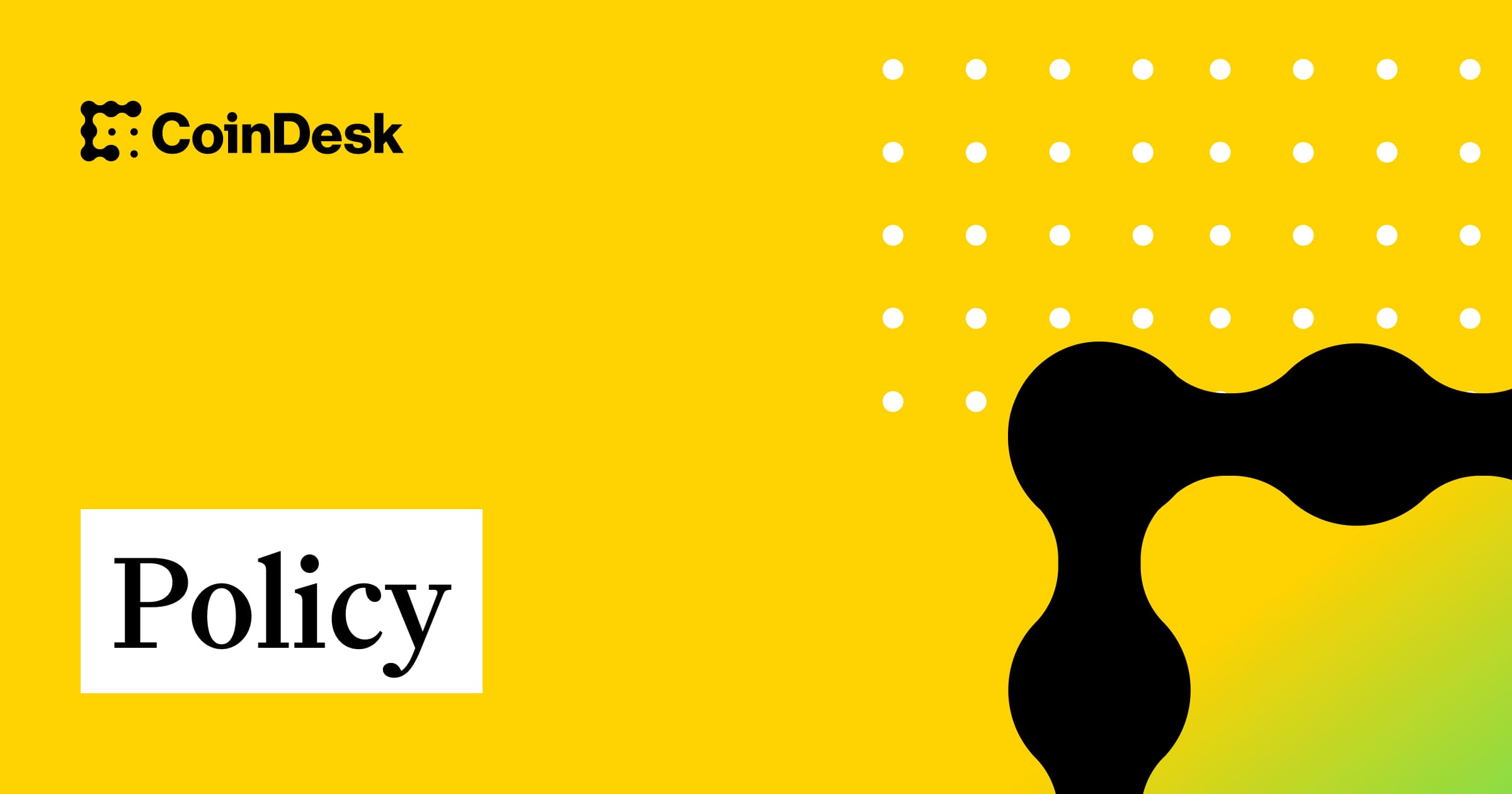 CoinDesk policy page image for SEC crypto rulemaking coverage.