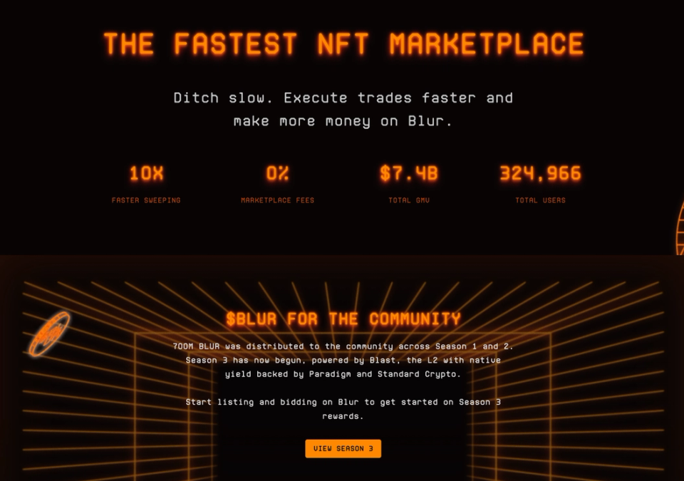 Blur NFT Marketplace to Shut Down Website Following 99.5% Volume Collapse