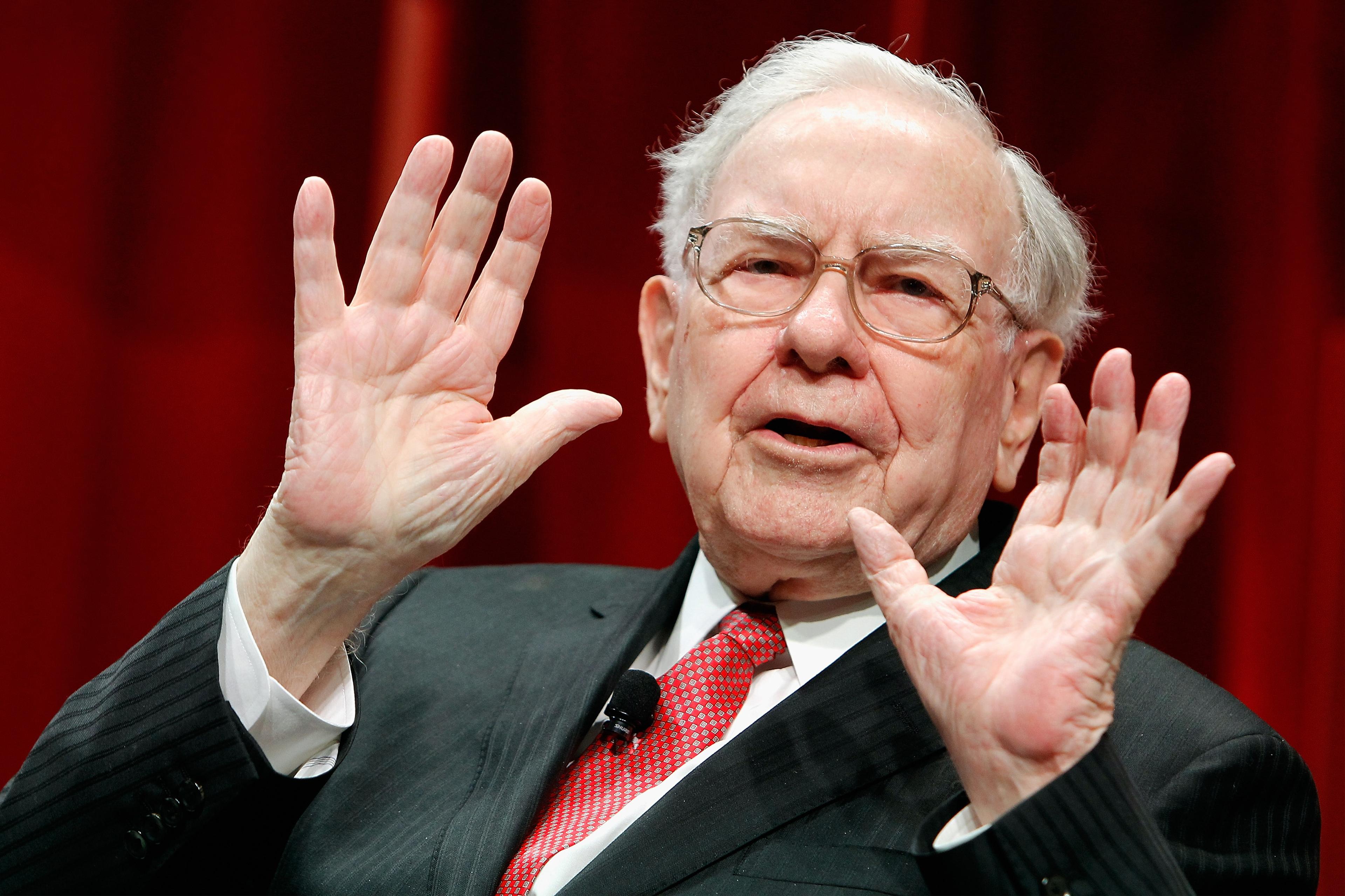 Warren Buffet in Washington D.C. in 2015.